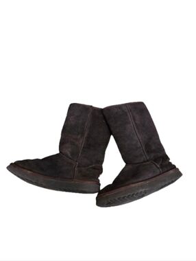 UGG Shoes Womens Classic Tall Y2K Suede Winter Boots Size 9 Shearling Preppy